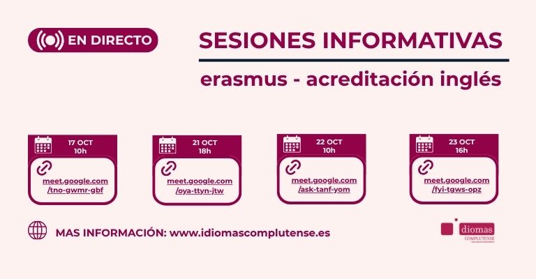 Resuelve todas tus dudas en las sesiones abiertas sobre la acreditación en inglés